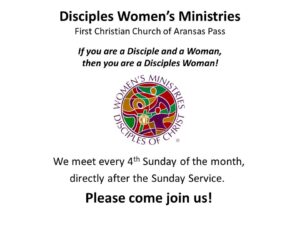 2025 08 22 Disciples Womens Ministries slide