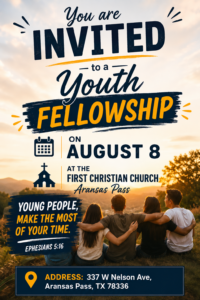 Youth Fellowship August 8 FCCAP